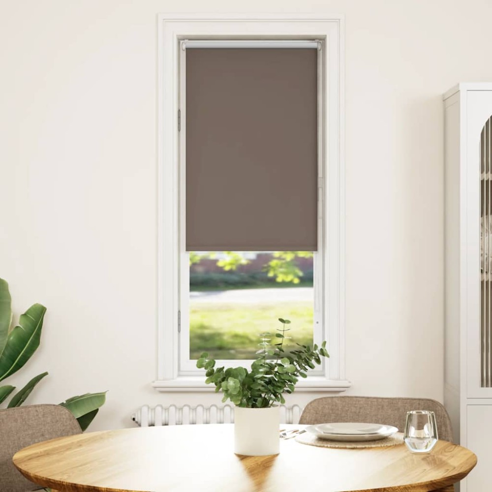 vidaXL Jaluzea cu role opace cafea 40x175 cm lățime țesătură 35,7 cm