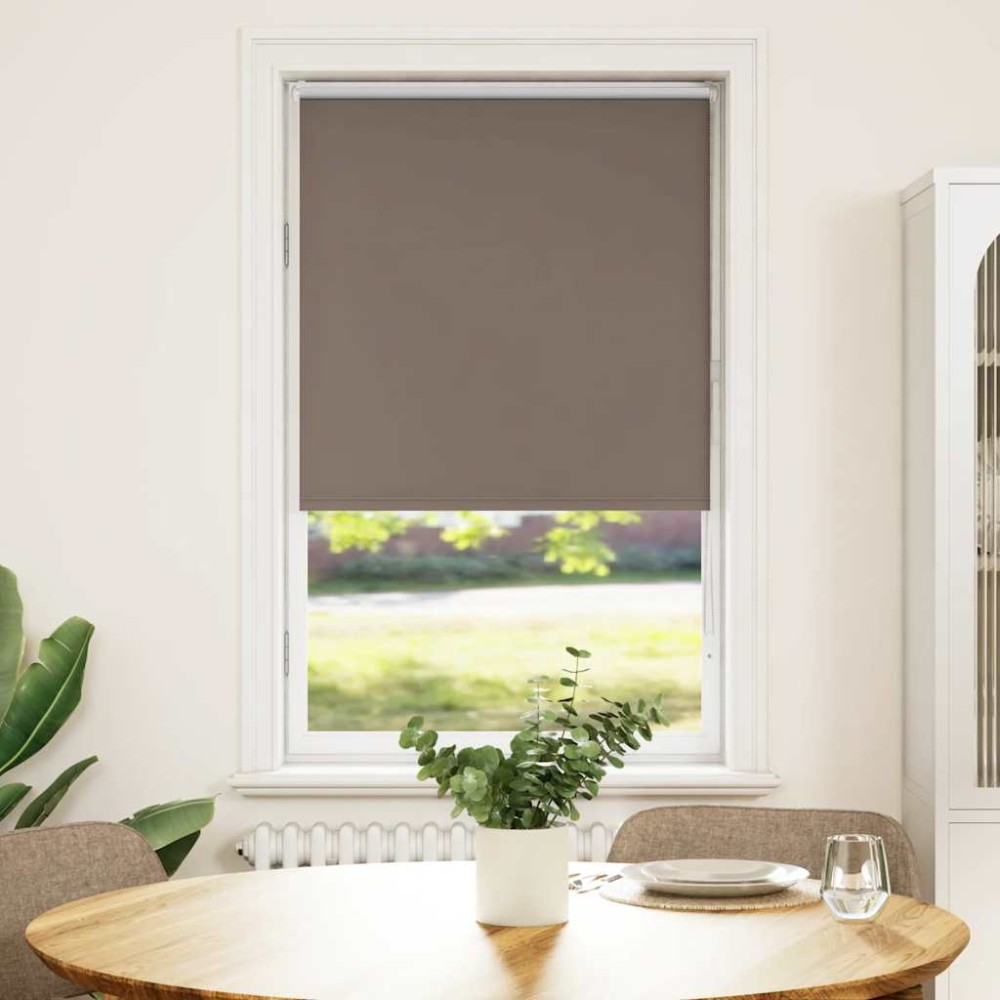 vidaXL Jaluzea cu role opace cafea 75x175 cm lățime țesătură 70,7 cm