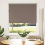 vidaXL Jaluzea cu role opace cafea 115x175 cm lățime țesătură 110,7 cm vidaXL Jaluzea cu role opace cafea 115x175 cm lățime țesătură 110,7 cm