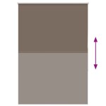 vidaXL Jaluzea cu role opace cafea 115x175 cm lățime țesătură 110,7 cm vidaXL Jaluzea cu role opace cafea 115x175 cm lățime țesătură 110,7 cm