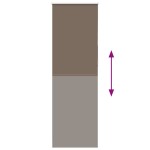 vidaXL Jaluzea cu role opace cafea 80x210 cm lățime țesătură 75,7 cm