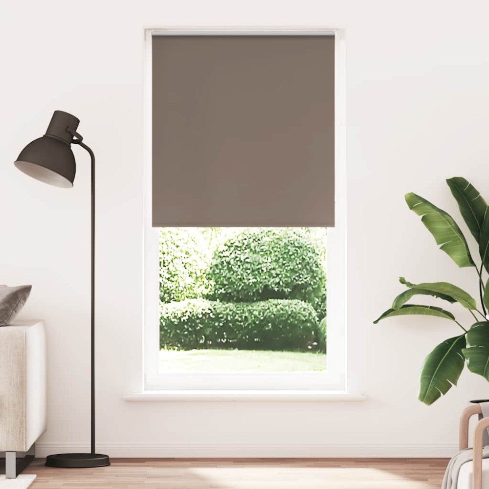 vidaXL Jaluzea cu role opace cafea 115x210 cm lățime țesătură 110,7 cm