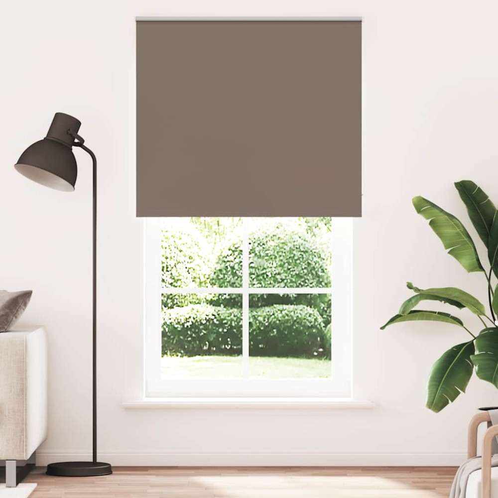 vidaXL Jaluzea cu role opace cafea 125x210 cm lățime material 121,6 cm