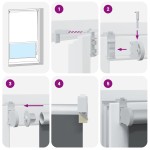 vidaXL Jaluzea cu role opace cafea 130x210 cm lățime material 126,6 cm