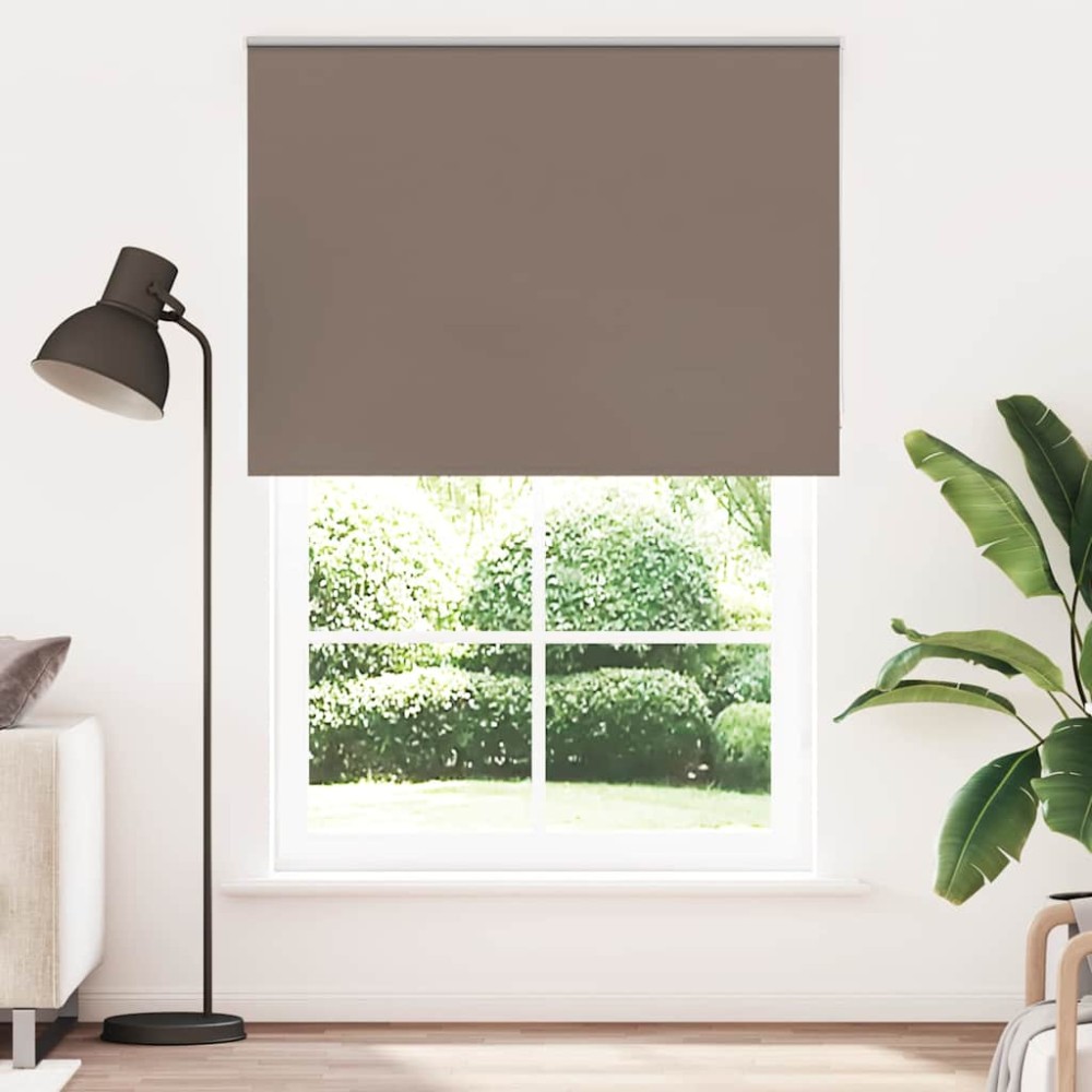 vidaXL Jaluzea cu role opace cafea 160x230 cm lățime material 156,6 cm