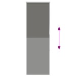 vidaXL Jaluzea cu role opace gri 45x130 cm lățime material 40,7 cm vidaXL Jaluzea cu role opace gri 45x130 cm lățime material 40,7 cm