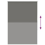 vidaXL Jaluzea cu role opace gri 115x130 cm Lățime material 110,7 cm