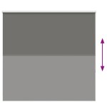 vidaXL Jaluzea cu role opace gri 145x150 cm lățime material 141,6 cm vidaXL Jaluzea cu role opace gri 145x150 cm lățime material 141,6 cm