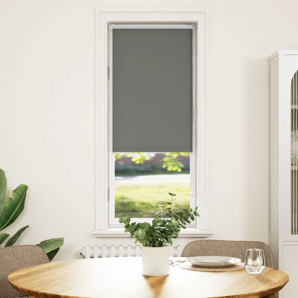 vidaXL Jaluzea cu role opace gri 45x175 cm lățime material 40,7 cm