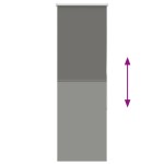 vidaXL Jaluzea cu role opace gri 55x175 cm lățime material 50,7 cm
