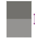 vidaXL Jaluzea cu role opace gri 105x175 cm lățime material 100,7 cm