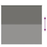 vidaXL Jaluzea cu role opace gri 145x175 cm Lățime material 141,6 cm