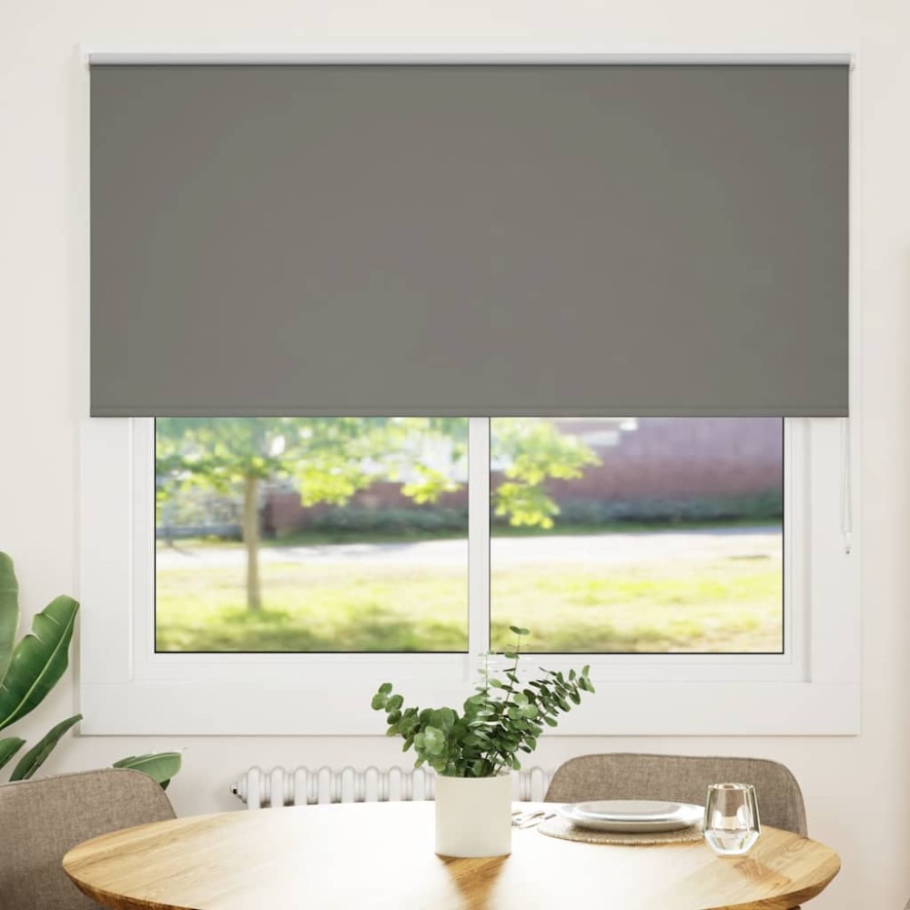 vidaXL Jaluzea cu role opace gri 155x175 cm Lățime material 151,6 cm