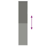 vidaXL Jaluzea cu role opace gri 45x210 cm lățime material 40,7 cm