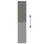 vidaXL Jaluzea cu role opace gri 60x210 cm lățime material 55,7 cm