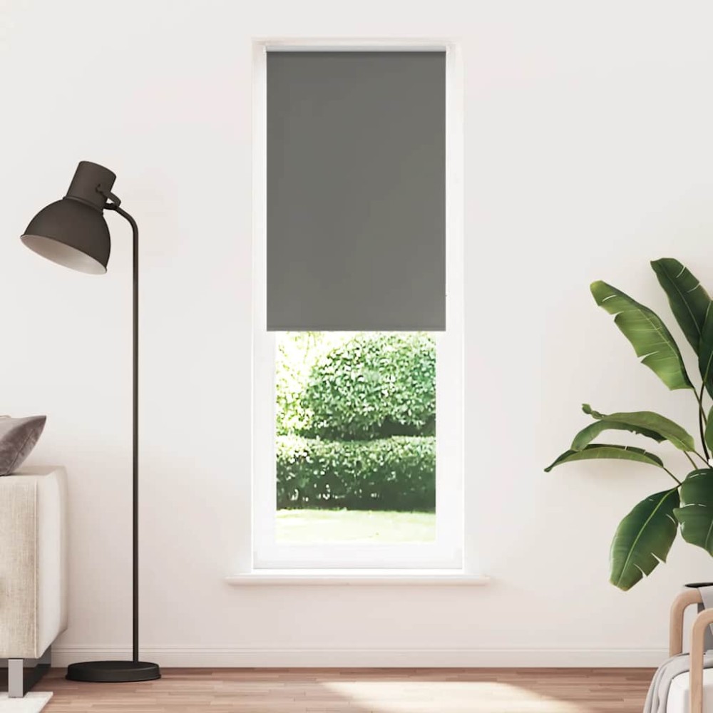 vidaXL Jaluzea cu role opace gri 85x210 cm lățime material 80,7 cm