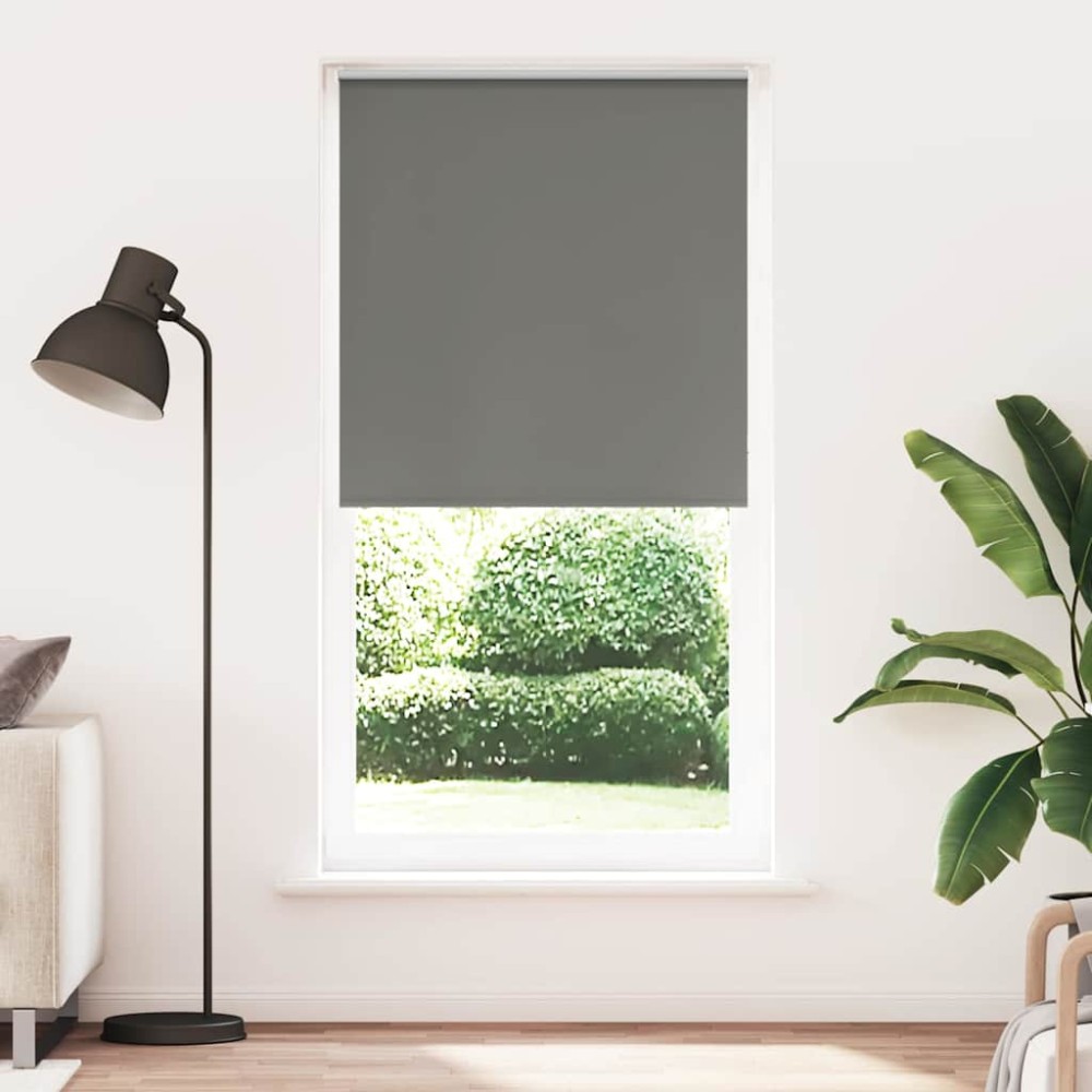 vidaXL Jaluzea cu role opace gri 105x210 cm lățime material 100,7 cm