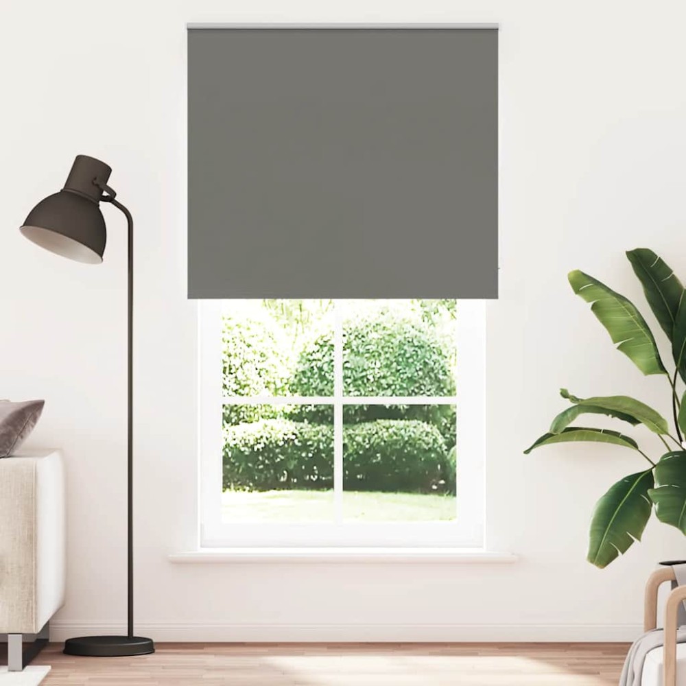 vidaXL Jaluzea cu role opace gri 125x210 cm lățime material 121,6 cm