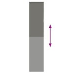 vidaXL Jaluzea cu role opace gri 55x230 cm lățime material 50,7 cm