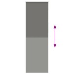 vidaXL Jaluzea cu role opace gri 70x230 cm lățime material 65,7 cm