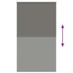 vidaXL Jaluzea cu role opace gri 140x230 cm Lățime material 136,6 cm vidaXL Jaluzea cu role opace gri 140x230 cm Lățime material 136,6 cm