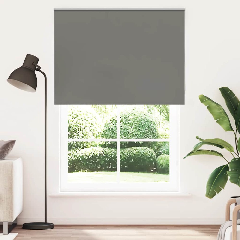 vidaXL Jaluzea cu role opace gri 155x230 cm Lățime material 151,6 cm