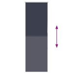 vidaXL Jaluzea cu role opace 60x130 cm lățime material 55,7 cm