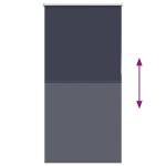 vidaXL Jaluzea cu role opace 80x130 cm lățime material 75,7 cm