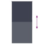vidaXL Jaluzea cu role opace 85x130 cm lățime material 80,7 cm