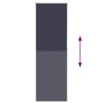 vidaXL Jaluzea cu role opace 50x150 cm lățime material 45,7 cm