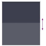 vidaXL Jaluzea cu role opace 140x150 cm lățime material 136,6 cm