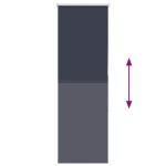 vidaXL Jaluzea cu role opace 60x175 cm lățime material 55,7 cm
