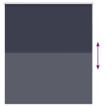 vidaXL Jaluzea cu role opace 140x175 cm Lățime material 136,6 cm