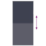 vidaXL Jaluzea cu rolă opaca 115x210 cm Lățime materială 110,7 cm vidaXL Jaluzea cu rolă opaca 115x210 cm Lățime materială 110,7 cm