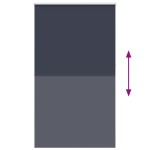 vidaXL Jaluzea cu role opace 135x210 cm Lățime material 131,6 cm