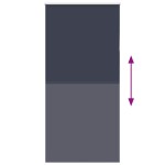 vidaXL Jaluzea cu role opace 95x230 cm Lățime țesătură 90,7 cm