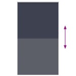 vidaXL Jaluzea cu role opace bleumarin Lățime material 126,6 cm