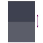 vidaXL Jaluzea cu role opace bleumarin Lățime țesătură 146,6 cm