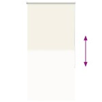 vidaXL Jaluzea cu role opace Ivoar 75x130 cm lățime material 70,7 cm