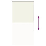vidaXL Jaluzea cu role opace Ivoar 85x130 cm lățime țesătură 80,7 cm vidaXL Jaluzea cu role opace Ivoar 85x130 cm lățime țesătură 80,7 cm