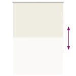 vidaXL Jaluzea cu role opace Ivoar 95x130 cm Lățime material 90,7 cm vidaXL Jaluzea cu role opace Ivoar 95x130 cm Lățime material 90,7 cm