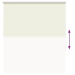 vidaXL Jaluzea cu rolă opaca Ivoar 135x130 cm lățime material 131,6 cm