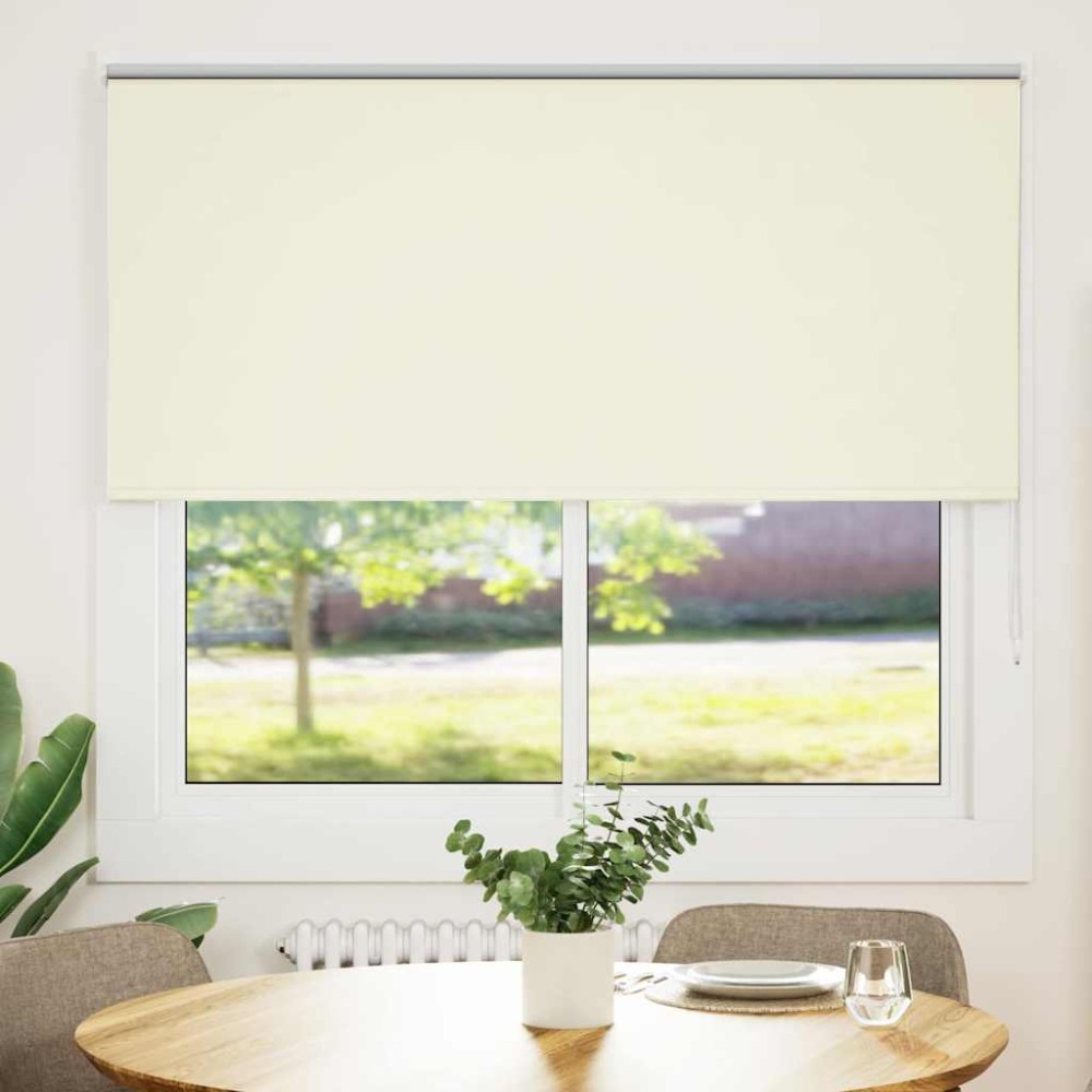vidaXL Jaluzea cu role opace Ivoar 150x130 cm Lățime material 146,6 cm