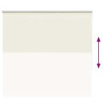 vidaXL Jaluzea cu role opace Ivoar 160x130 cm lățime material 156,6 cm vidaXL Jaluzea cu role opace Ivoar 160x130 cm lățime material 156,6 cm