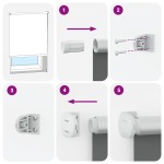 vidaXL Jaluzea cu role opace Ivoar 115x175 cm Lățime material 110,7 cm