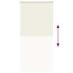 vidaXL Jaluzea cu role opace Ivoar 95x230 cm Lățime material 90,7 cm