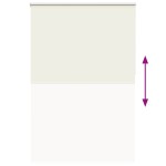 vidaXL Jaluzea cu role opace Ivoar 145x230 cm Lățime material 141,6 cm