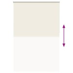 vidaXL Jaluzea cu role opace Ivoar 155x230 cm Lățime material 151,6 cm