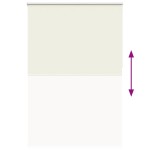 vidaXL Jaluzea cu role opace Ivoar 165x230 cm Lățime material 161,6 cm