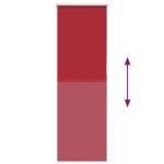vidaXL Jaluzea cu role opace Roșu 40x150 cm lățime material 35,7 cm